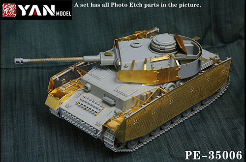 PE-35006 1/35四号J型中型坦克蚀刻片(配边境BT-008) 