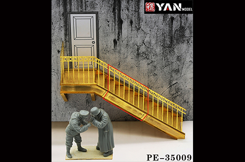 PE-35009B 1/35 工厂钢结构楼梯（延伸组件）